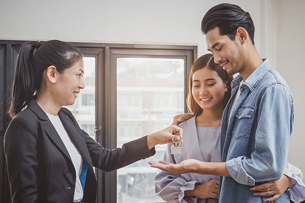 Picture of three people